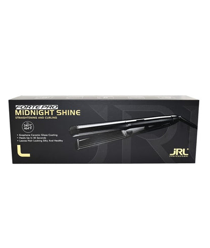 JRL Professional Forte Pro Midnight Shine Straightening And Curling Black