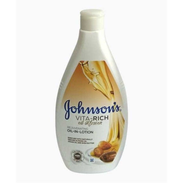 Johnson And Johnson Johnsons Vita Rich Oil Infusion Rejuvenating Oil In Lotion