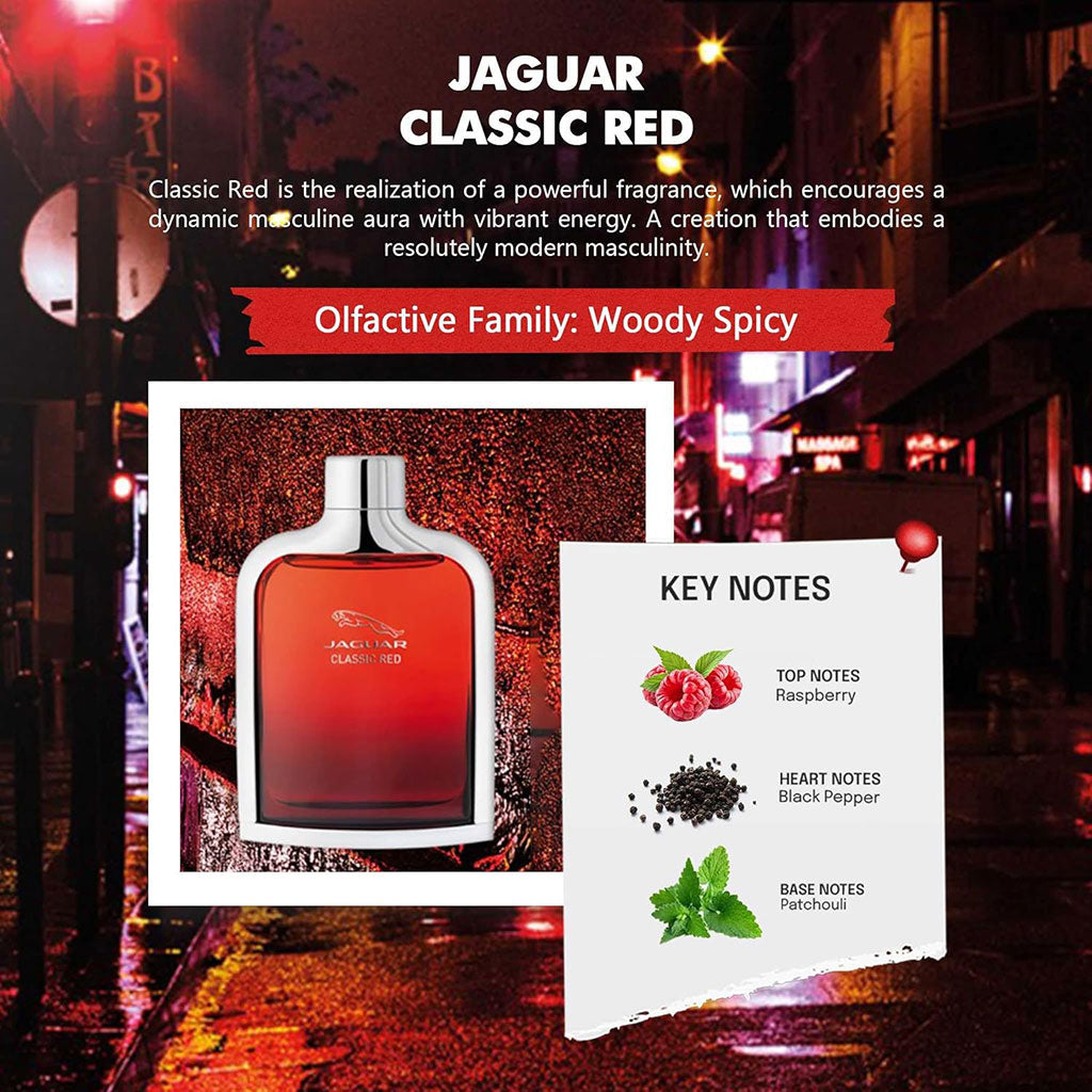 Jaguar  Classic Red Eau De Toilette