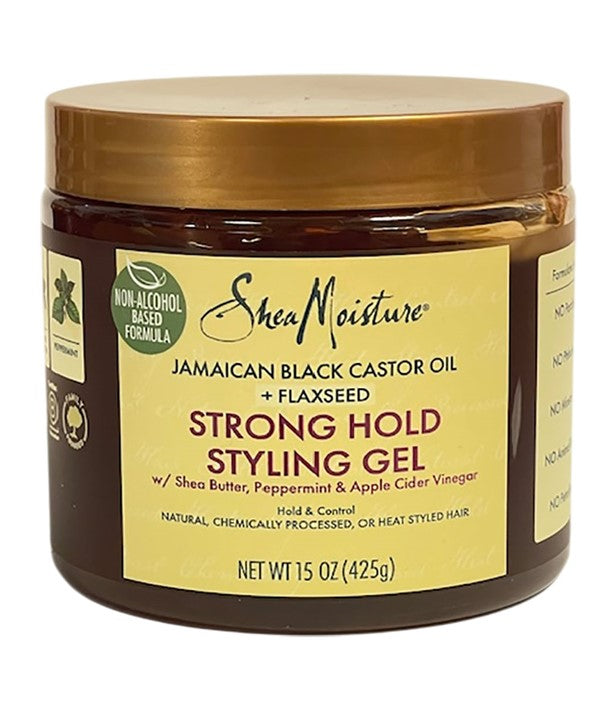 Shea Moisture Jamaican Black Castor Oil And Flaxseed Strong Hold Styling Gel