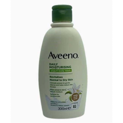 Johnson And Johnson Aveeno Daily Moisturizing Vanilla And Oat Scent Yogurt Body Wash