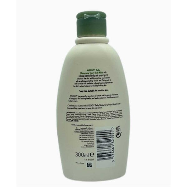 Johnson And Johnson Aveeno Daily Moisturizing Vanilla And Oat Scent Yogurt Body Wash
