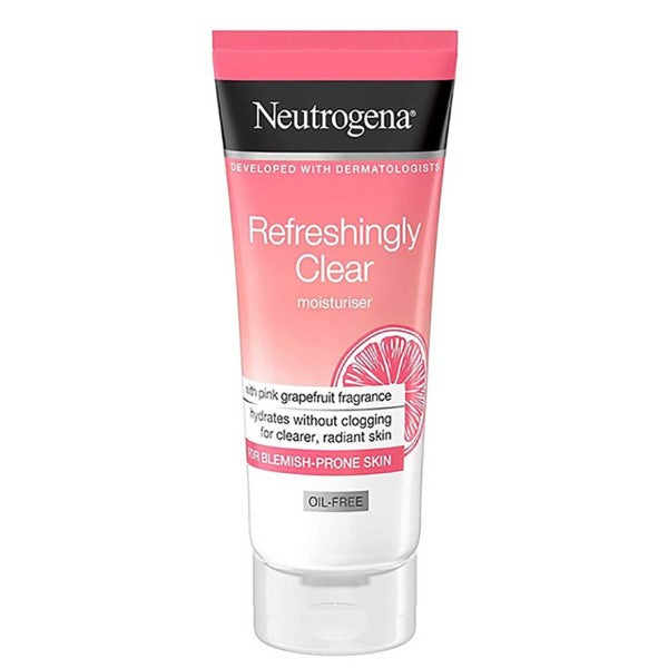 Johnson And Johnson Neutrogena Refreshingly Clear Pink Grapefruit Oil Free Moisturiser