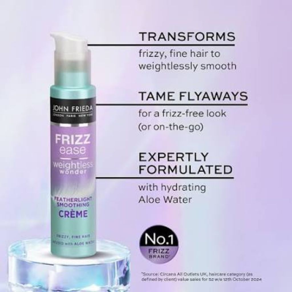 John Frieda  Frizz Ease Weightless Wonder Featherlight Smoothing Creme