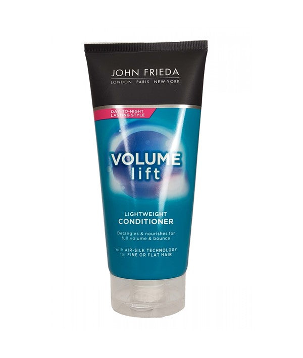 John Frieda Volume Lift lightweight conditioner bottle, 175ml, for adding volume and body to hair.