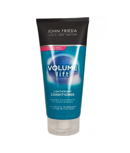 John Frieda Volume Lift lightweight conditioner bottle, 175ml, for adding volume and body to hair.