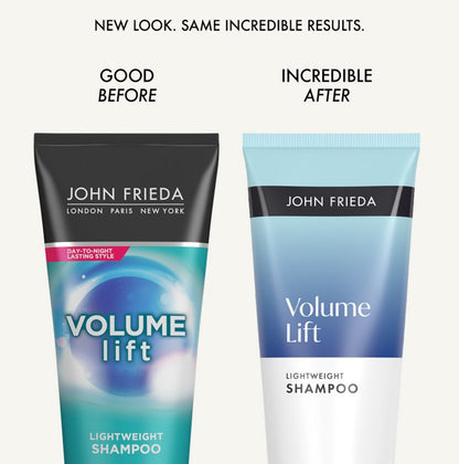 John Frieda Volume Lift lightweight conditioner bottle with product label, 175ml size, designed to add volume to hair.
