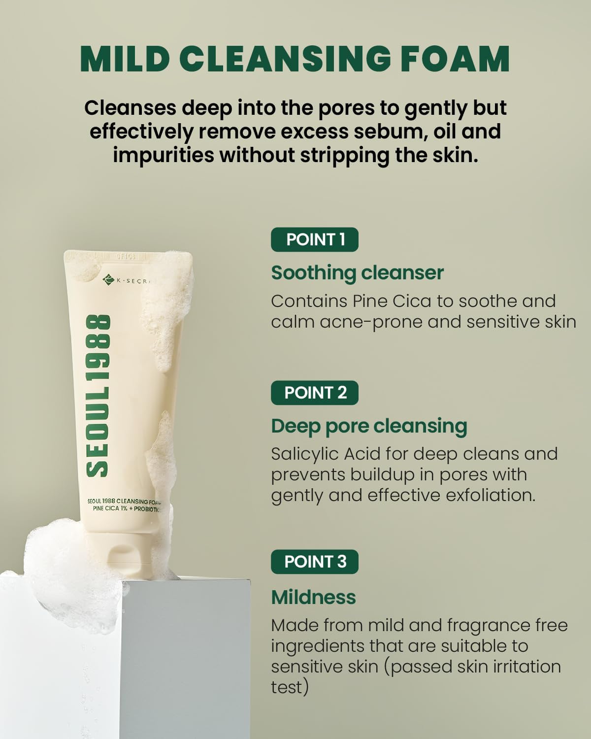 K Secret Seoul 1988 Cleansing Foam