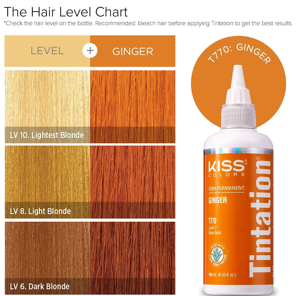 Kiss Products Kiss Colors Tintation Semi Permanent Ginger T770