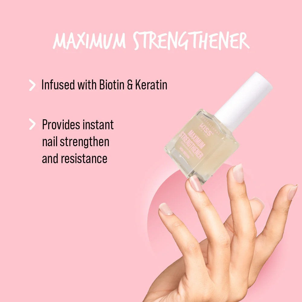 Kiss Maximum Strengthener With Biotin Anti Breakage