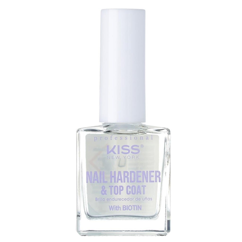 Kiss Nail Hardener And Top Coat With Biotin Instant Shield