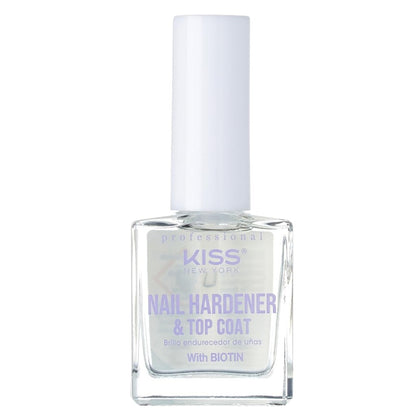 Kiss Nail Hardener And Top Coat With Biotin Instant Shield