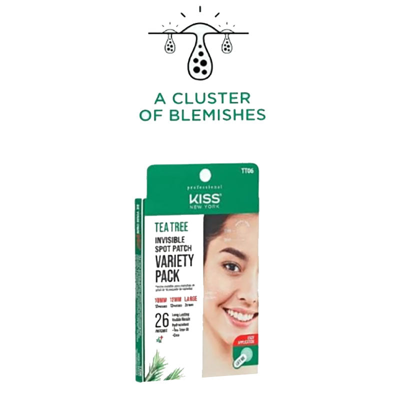 Kiss Tea Tree Invisible Spot Patch Variety Pack TT06