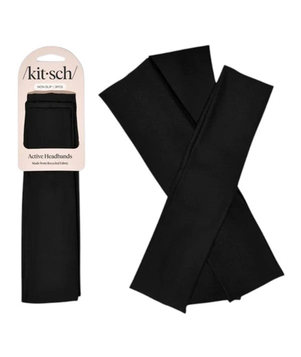 Kitsch  Active Headbands Black