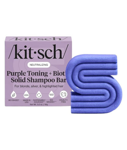Kitsch  Biotin Purple Toning Solid Shampoo Bar