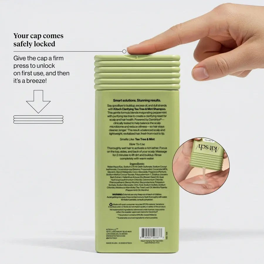 Kitsch  Clarifying Tea Tree And Mint Shampoo