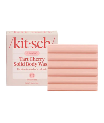 Kitsch  Cleansing Tart Cherry Solid Body Wash Bar