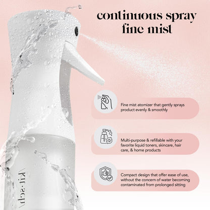 Kitsch  Continuous Mist Spray Bottle White