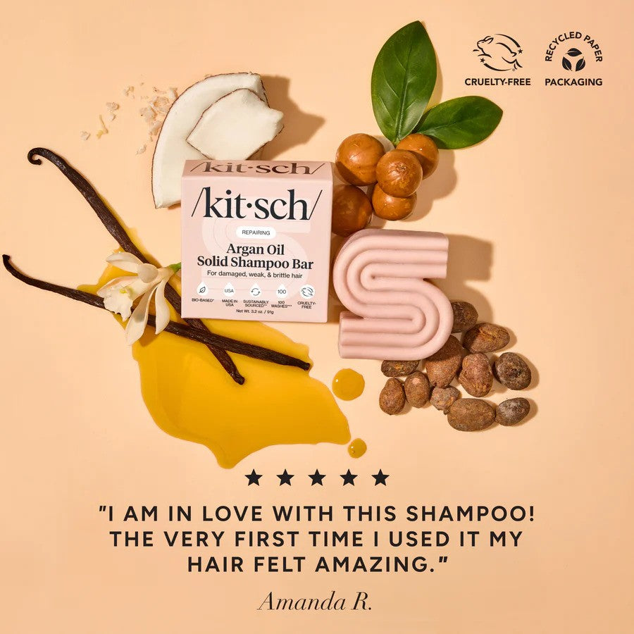 Kitsch  Repairing Argan Oil Solid Shampoo Bar