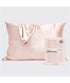 Kitsch Seriously So Soft satin pillowcase in cream color, smooth and shiny fabric designed for gentle hair and skin care.