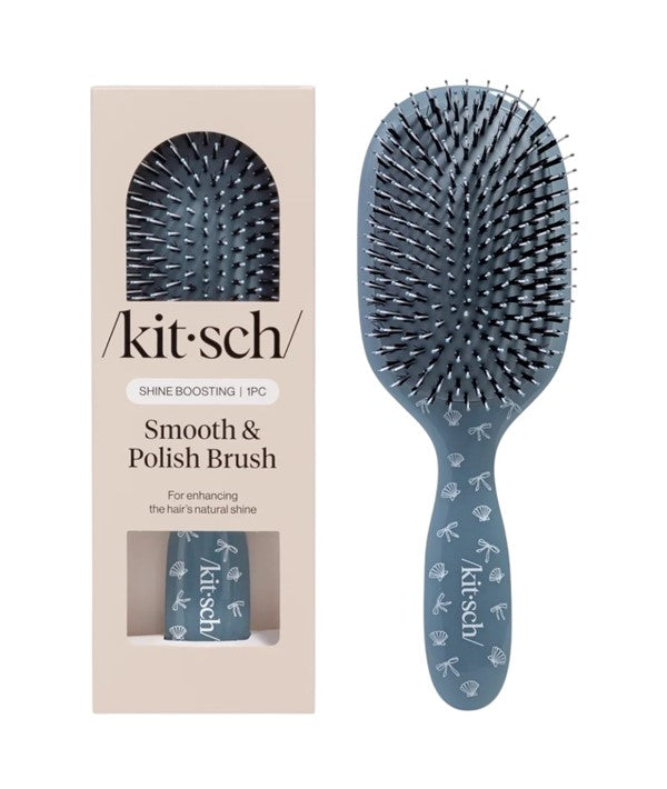 Kitsch Shine Boosting Smooth And Polish Brush Coastal Blue Print