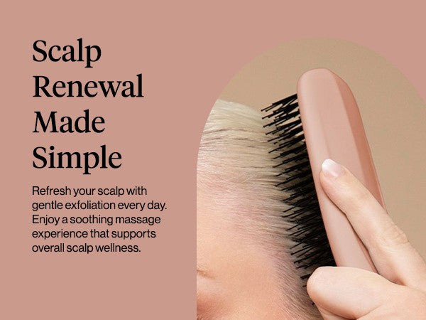 Kitsch  Stimulating Scalp Renewal Brush Terracotta