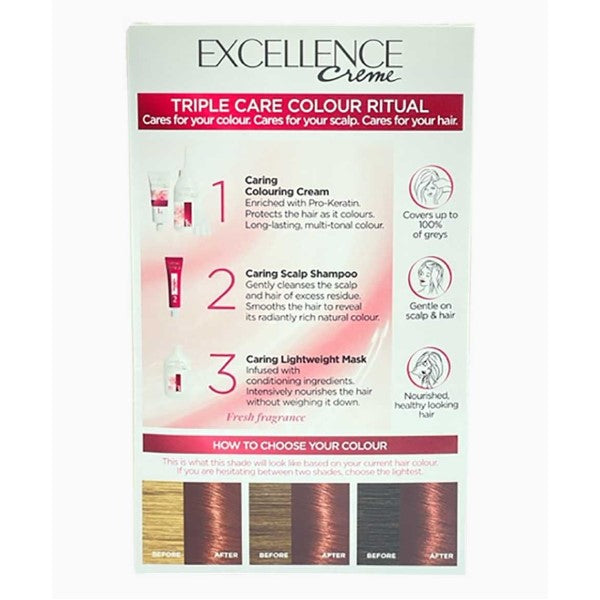 Loreal Excellence Creme Triple Care Colour 5.6 Natural Rich Auburn
