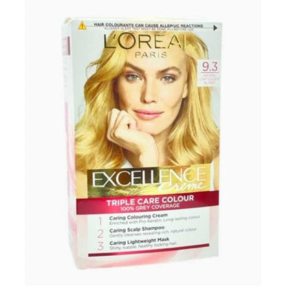 Loreal Excellence Creme Triple Care Colour 9.3 Natural Light Golden Blonde