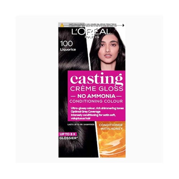 Loreal Casting Creme Gloss Conditioning Color 100 Liquorice