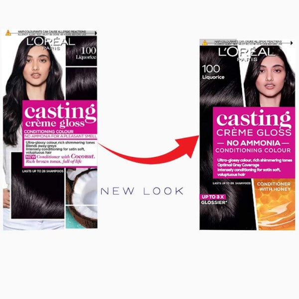 Loreal Casting Creme Gloss Conditioning Color 100 Liquorice