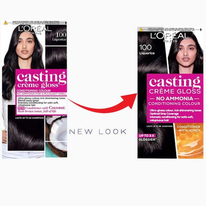 Loreal Casting Creme Gloss Conditioning Color 100 Liquorice