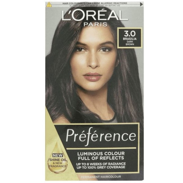 Loreal Preference Infinia Permanent Color 3 Brasilla
