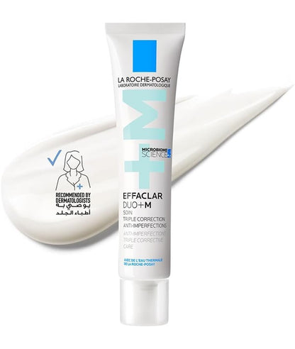 La Roche Posay Effaclar Duo Plus anti-blemish moisturizer in a 40ml tube, designed to correct skin imperfections.
