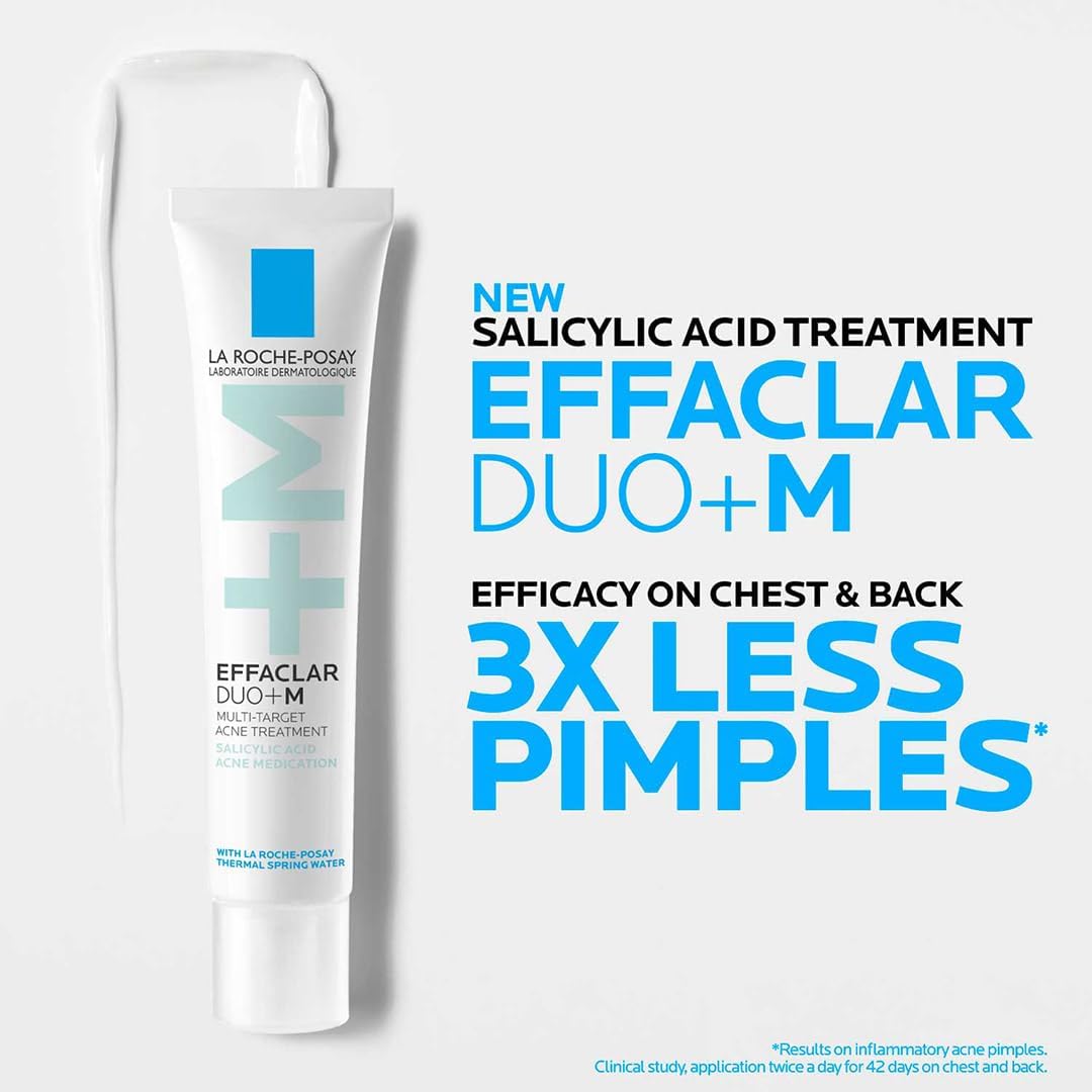 La Roche Posay Effaclar Duo Plus anti-imperfections moisturizer in a 40ml tube, designed for triple corrective skin care.