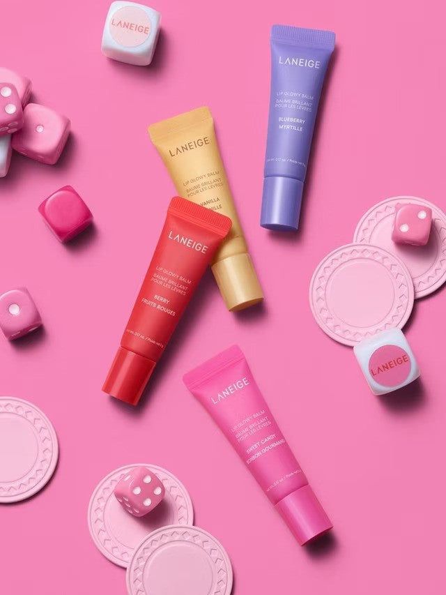Laneige Glowy Lip Minis 4 Pieces
