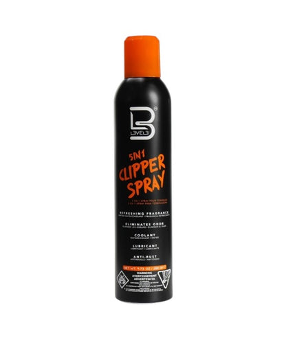 Level 3 5-in-1 clipper spray bottle for cleaning, lubricating, cooling, and protecting salon clippers