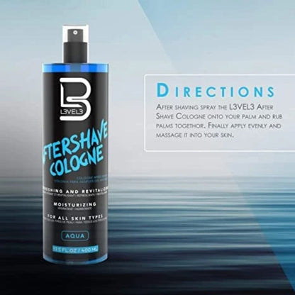 Level 3  Aqua Aftershave Cologne