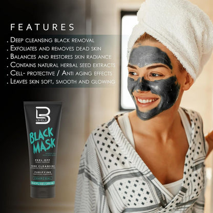 Level 3  Charcoal Purifying Peel Off Black Mask