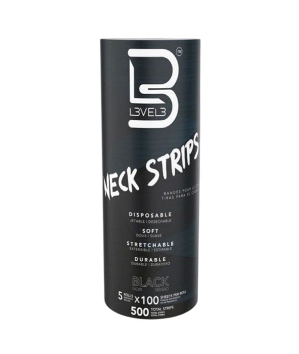 Level 3 paper neck strips for salon haircuts and barber services