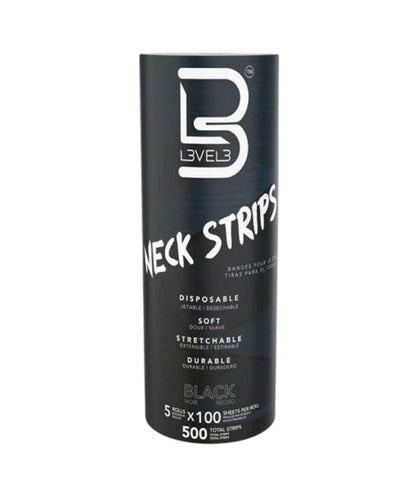Level 3 paper neck strips for salon haircuts and barber services