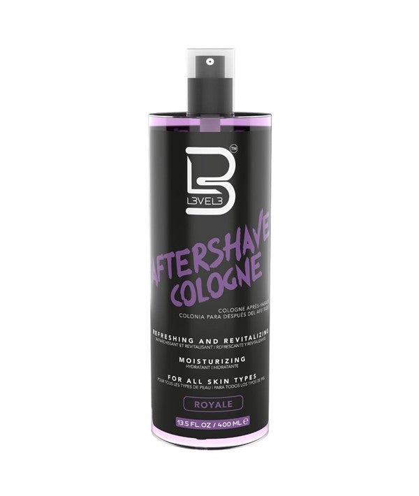 Level 3 Royale Aftershave Cologne bottle for post-shave grooming grooming