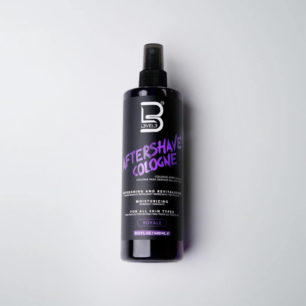 Level 3 Royale Aftershave Cologne bottle for post-shave grooming