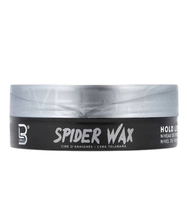 Level 3 Spider Wax Texturizing Formula hair styling wax, 150ml jar with black and orange label