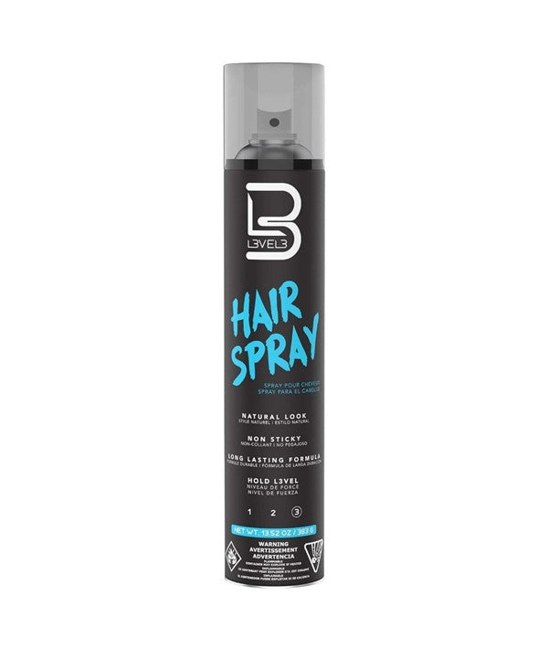 Level 3 Strong Hold Hair Spray bottle for long-lasting hair styling("")]

//