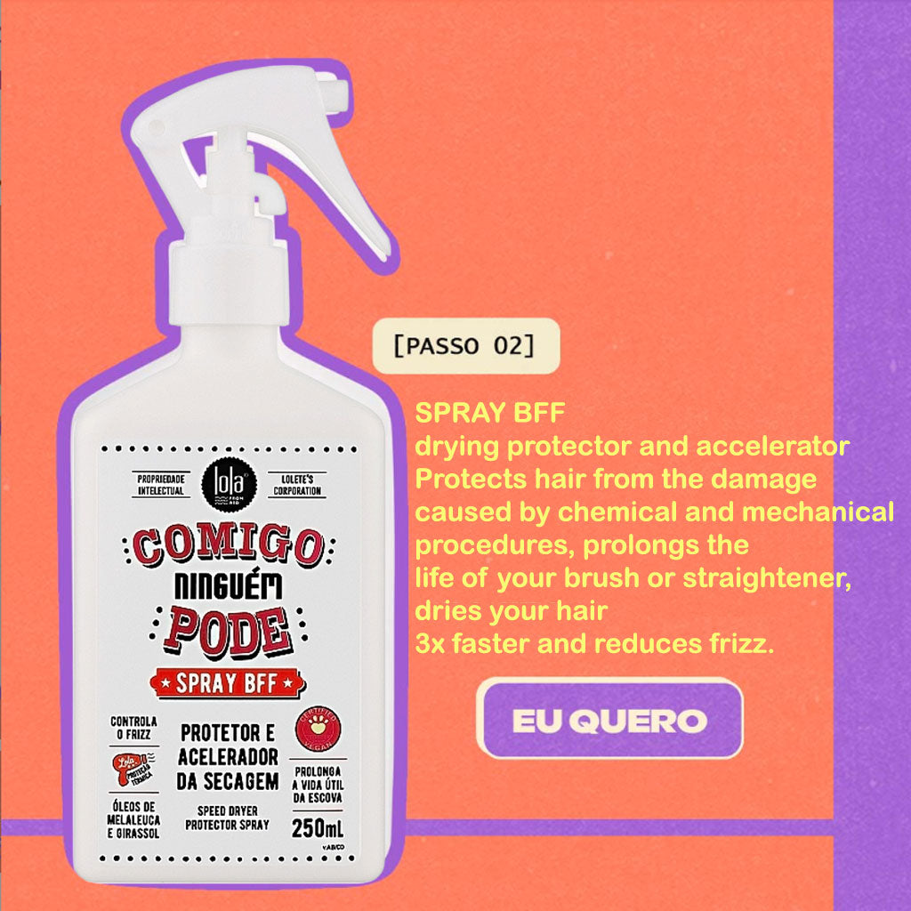 Lola Cosmetics Comigo Ninguem Pode Speed Dryer Protecting Spray