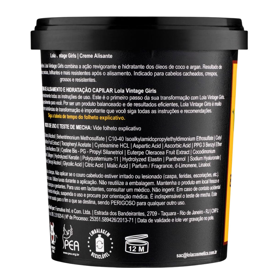 Lola Cosmetics Creme Alisante Vintage Girls Smoothing Cream
