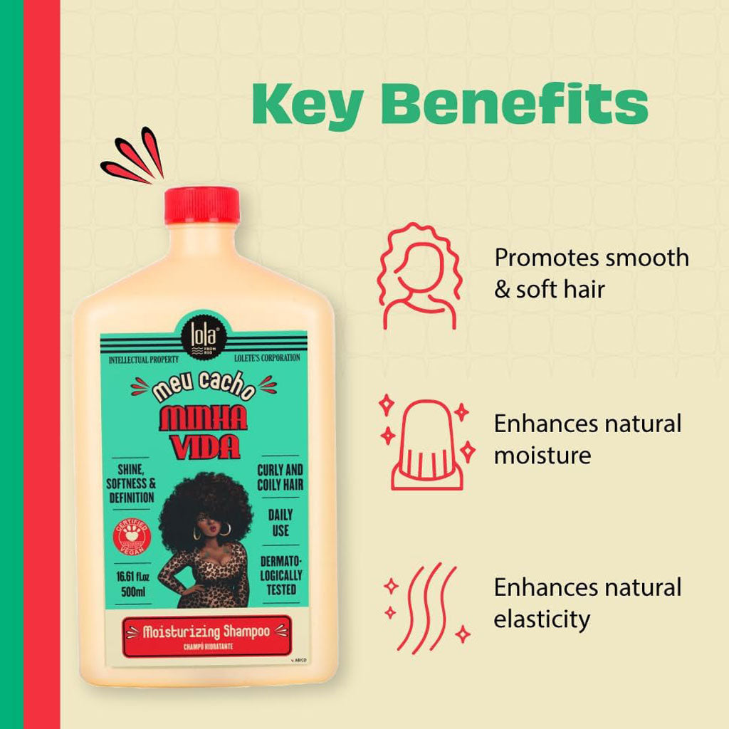 Lola Cosmetics Meu Cacho My Hair My Life Moisturizing Shampoo