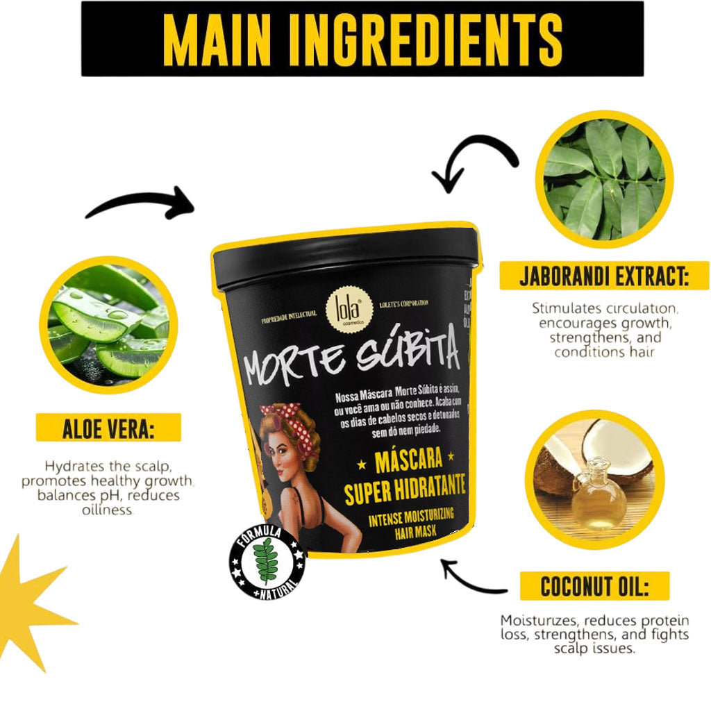 Lola Cosmetics Morte Subita Sudden Death Intense Moisturizing Hair Mask