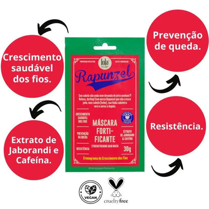 Lola Cosmetics Rapunzel Strengthening Hair Mask Sachet