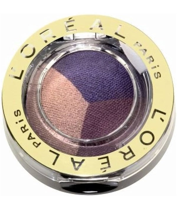 Loreal Color Appeal Trio Pro eyeshadow in shade 409 Forever Rosewood with three complementary pink and brown eyeshadow pans.